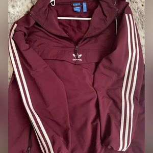 Adidas pull over windbreaker